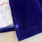 1950s - 1960s Vintage Deep Purple Velvet with Rhinestone Buttons Full Length Cape Cloak with Hood