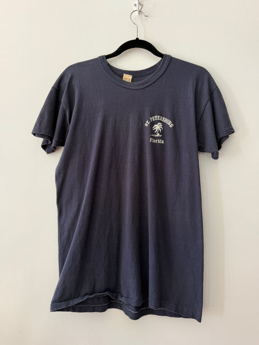 1970s Vintage St. Petersburg Florida Travel Tourist Tee Shirt