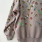 1990s Vintage Glow in the Dark Insect Bugs Crewneck from Harrisville, MI