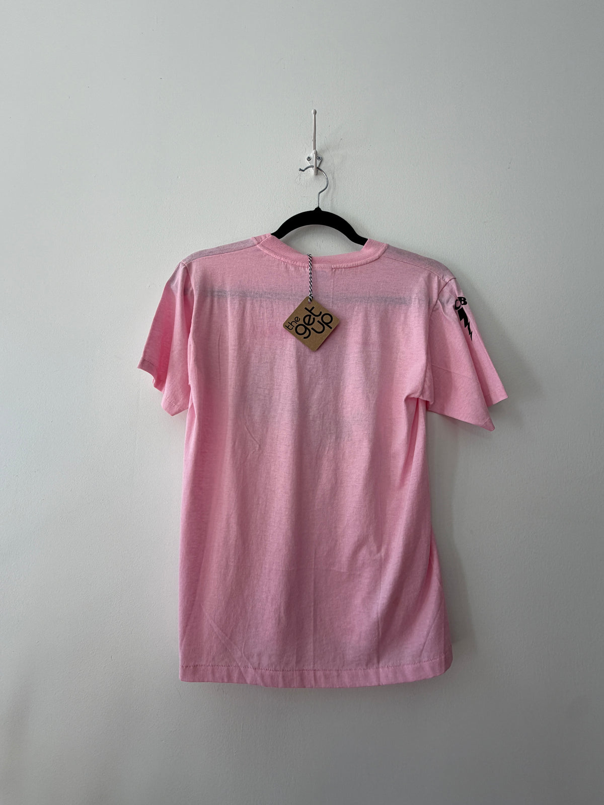 1984 Vintage Pink Elvis Presley Golden Anniversary Thin Tee