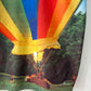 1970s - 1980s Vintage Hot Air Balloon Photorealist Print Shirt