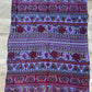 1970s Vintage Indian Cotton Hand Block Printed Uncut Fabric Yardage - Bright Purple Elephants - 64" x 96" (#12)