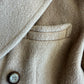 1970s Vintage Wide Lapel Lakeland Camel Wool Dress Coat