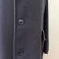 1960s Vintage Pure 100% Mongolian Cashmere Navy Blue Dress Coat