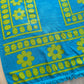 Late 1960s - early 1970s Vintage Sunflower by Cannon Bedspread Tapestry Blanket - Full Size