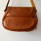1970s Vintage Handmade Tooled Leather Purse