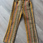 1960s Vintage Handmade Groovy Tapestry Bellbottom Pants - 32" x 28"