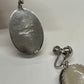1950s Vintage Whiting and Davis Sterling and Mother of Pearl Screwback Earrings
