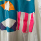 1990s Vintage Neon Tropic Beach T-Shirt - Made in Ireland