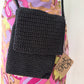 1990s Y2K Vintage The Sak Lined Crochet Mini Crossbody