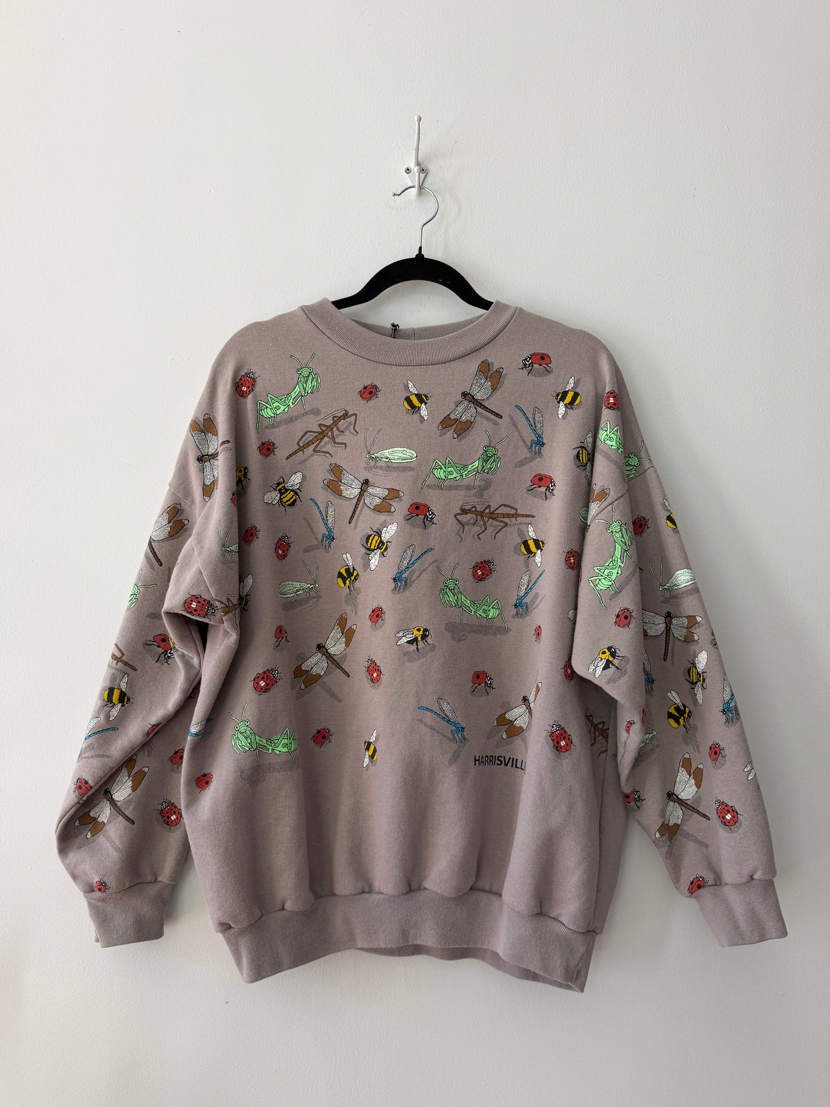 1990s Vintage Glow in the Dark Insect Bugs Crewneck from Harrisville, MI