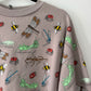 1990s Vintage Glow in the Dark Insect Bugs Crewneck from Harrisville, MI