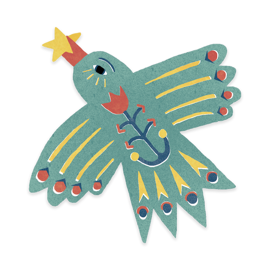 Star Bird Sticker | Isatopia