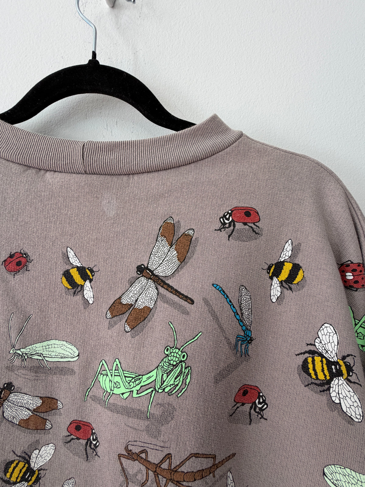 1990s Vintage Glow in the Dark Insect Bugs Crewneck from Harrisville, MI