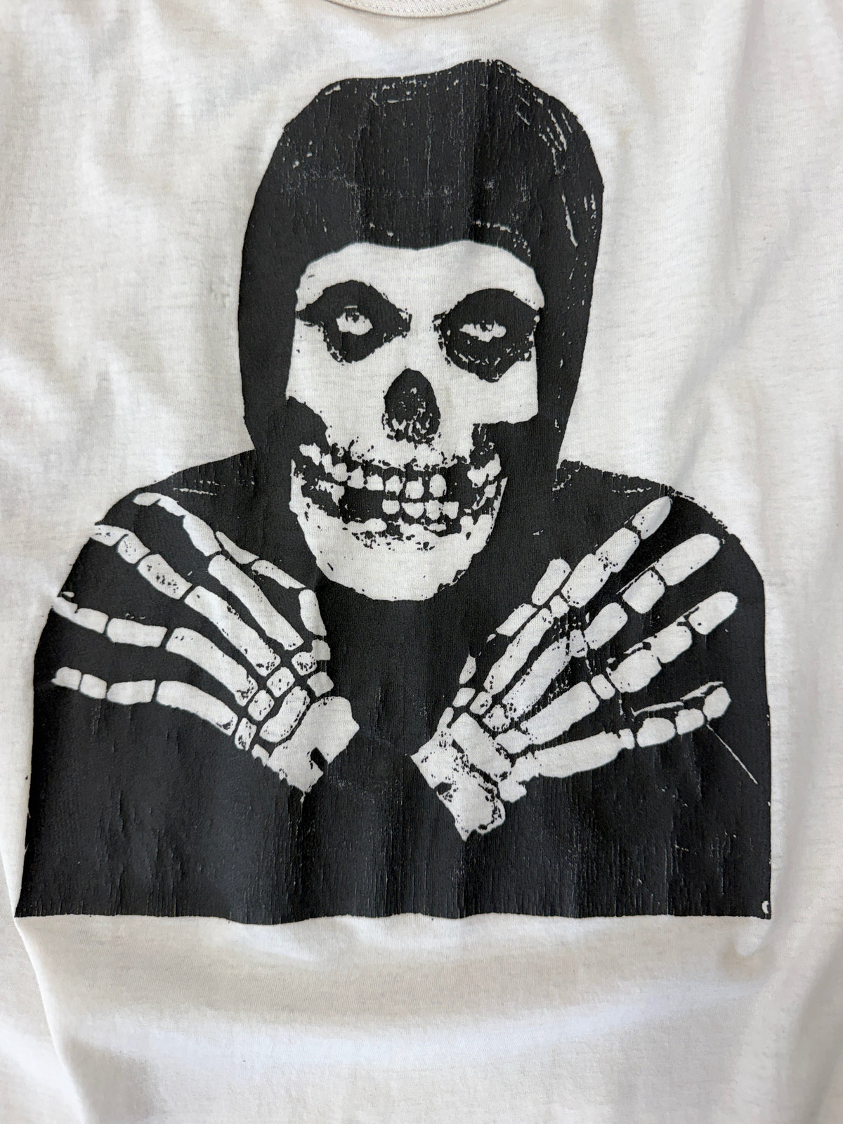1980s Vintage The Misfits Bootleg Cut Off Sleeve T-shirt
