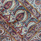 1970s Vintage Indian Cotton Hand Block Printed Uncut Fabric Yardage - 80" x 92" (#10)