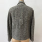 1950s Vintage Grey Wool Bouclé Tweed Cropped Jacket