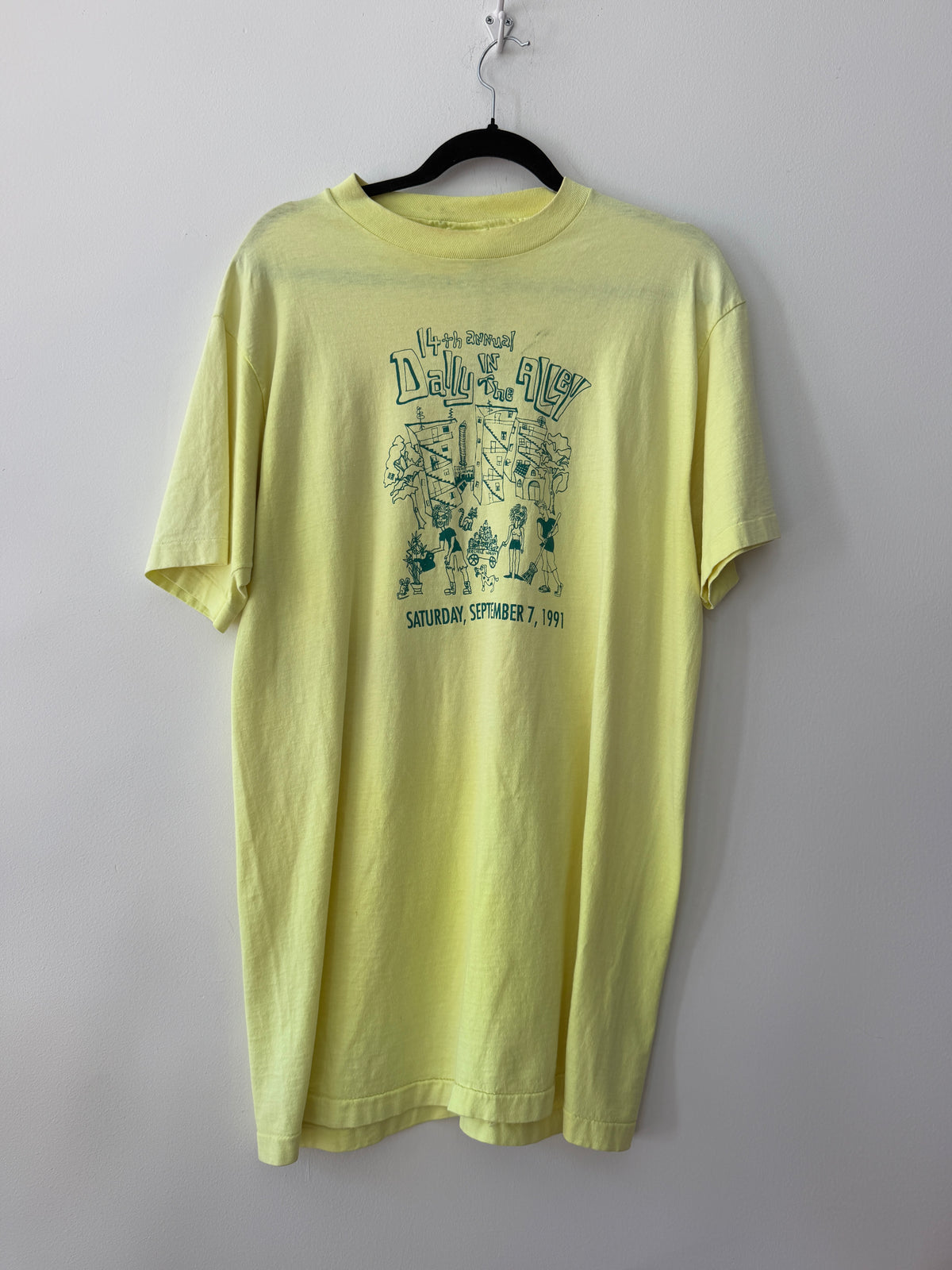 1991 Vintage Dally in the Alley Detroit T-shirt