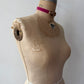 Early 1900s Antique Vintage Victorian Lover's Knot Brooch Choker or Pendant Necklace