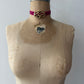 Early 1900s Antique Vintage Victorian Lover's Knot Brooch Choker or Pendant Necklace