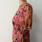 1960s Vintage Mod Abstract Print Shattering Glass A-line Dress