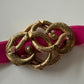 Early 1900s Antique Vintage Victorian Lover's Knot Brooch Choker or Pendant Necklace