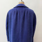 1950s Vintage Purple and Teal Wool Dress Swing Coat