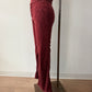 1970s Vintage Soft Brick Red Corduroy Pants by "Rhythm and Blues" - 26"