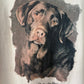 1990s Vintage Ducks Unlimited Chocolate Lab Tee - U.S.A. Made