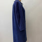1950s Vintage Purple and Teal Wool Dress Swing Coat