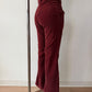 1970s Vintage Soft Brick Red Corduroy Pants by "Rhythm and Blues" - 26"