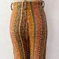 1960s Vintage Handmade Groovy Tapestry Bellbottom Pants - 32" x 28"