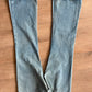 1970s Vintage Orange Tab Light Wash Levi's Jeans - 34" x 34"