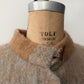 1970s - 80s Vintage Robins Egg Blue and Brown Mohair Blanket Coat