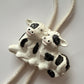 1990s Vintage Cows in the Pasture Bolo Tie Necklace