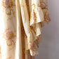 1970s Vintage Gunne Sax by Jessica Angel Kimono Bell Sleeve Maxi Wedding Bridal Dress in Seashell Siren Print