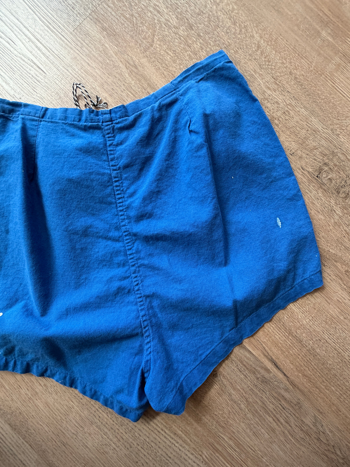 1940s - 1950s Vintage Aldrich & Aldrich High Waisted Cotton Gym Shorts