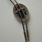 1980s Vintage Large Stone Bolo Tie Necklace