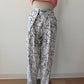 1990's Vintage Splatter Paint Velcro Roundhouse Pants