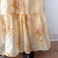 1970s Vintage Gunne Sax by Jessica Angel Kimono Bell Sleeve Maxi Wedding Bridal Dress in Seashell Siren Print