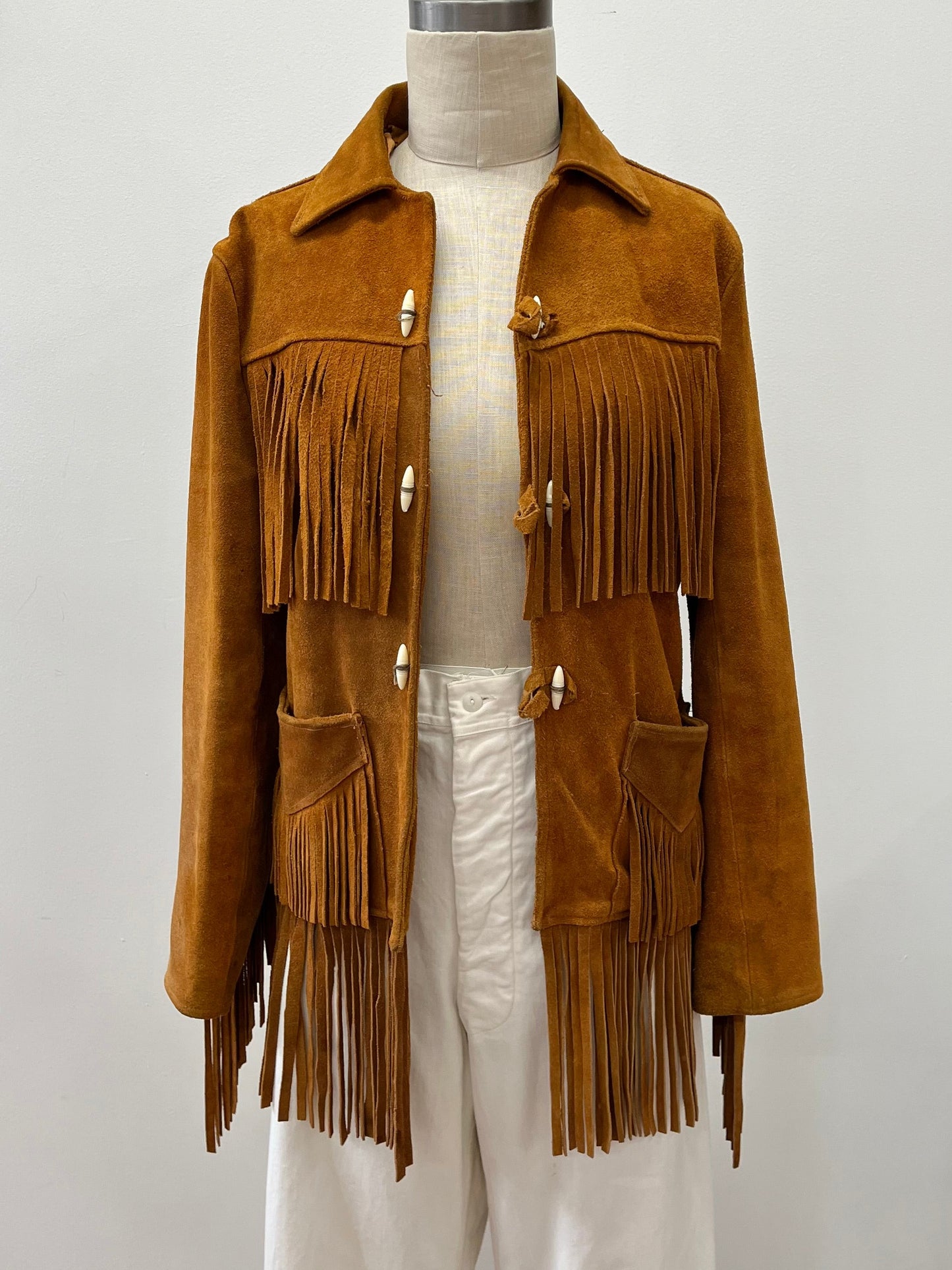 1970's Stunning Suede Fringe Jacket