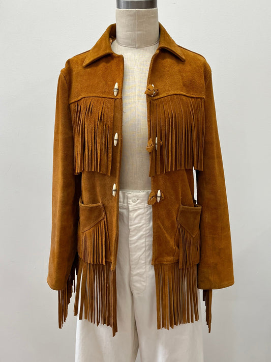 1970's Stunning Suede Fringe Jacket