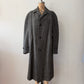 1960s Vintage Gray Harris Tweed Scottish Wool Coat