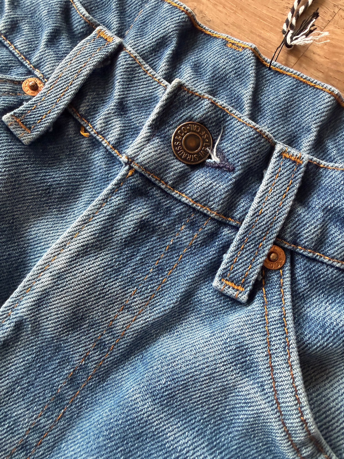1970s Vintage Levi's Orange Tab Straight Leg Jeans - 34" x 26"