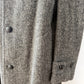 1960s Vintage Gray Harris Tweed Scottish Wool Coat