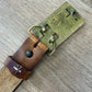 1970s Vintage Greg !! Brass Buckle on Leather Belt