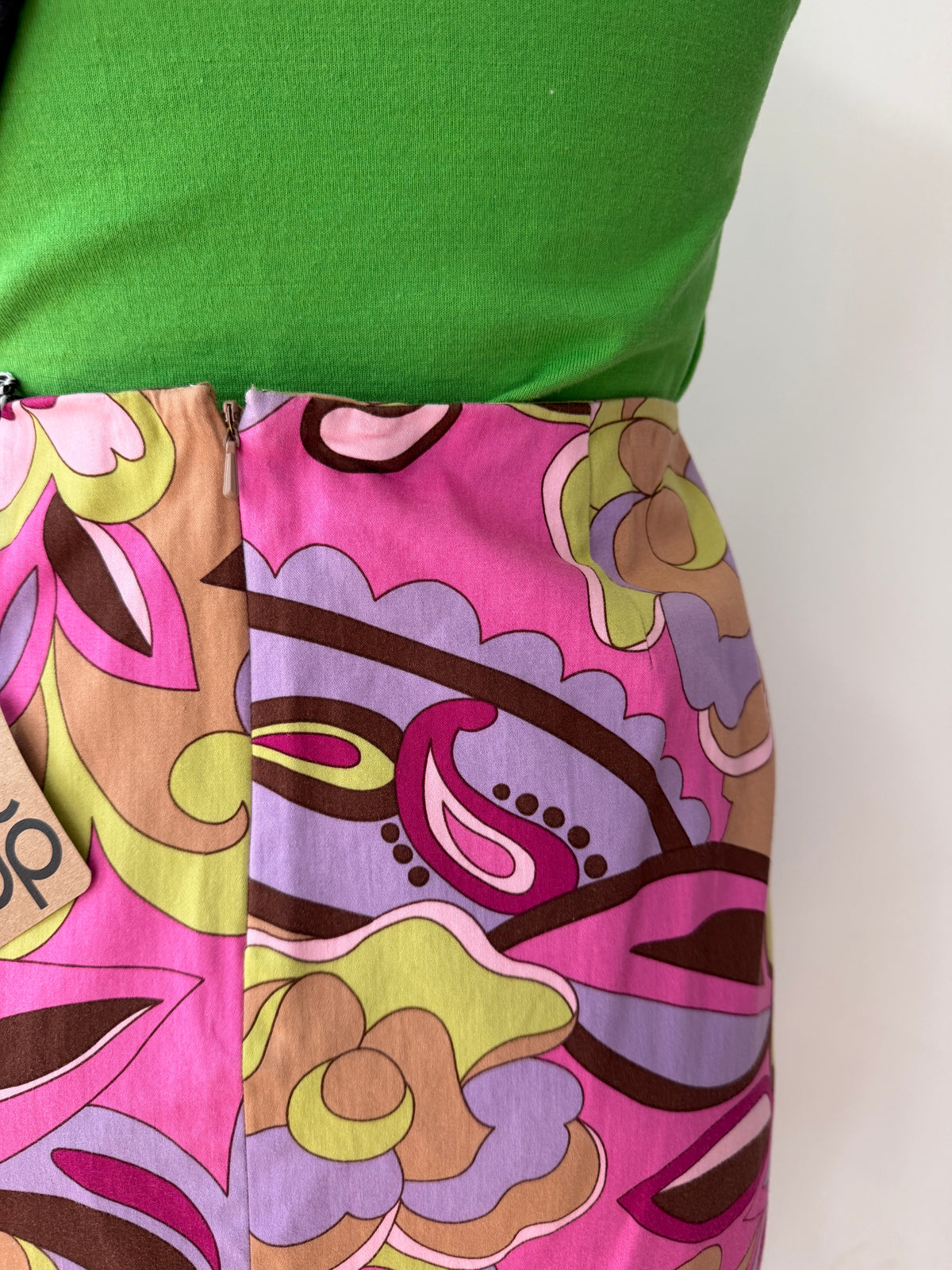 Early 2000s Y2K Vintage Pucci Vibes Mini Skirt