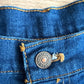 1970s Vintage Orange Tab Dark Wash 481 Levi's for Men Denim Jeans