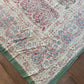 1970s Vintage Indian Cotton Hand Block Printed Uncut Fabric Yardage - 100" x 66" (#11)