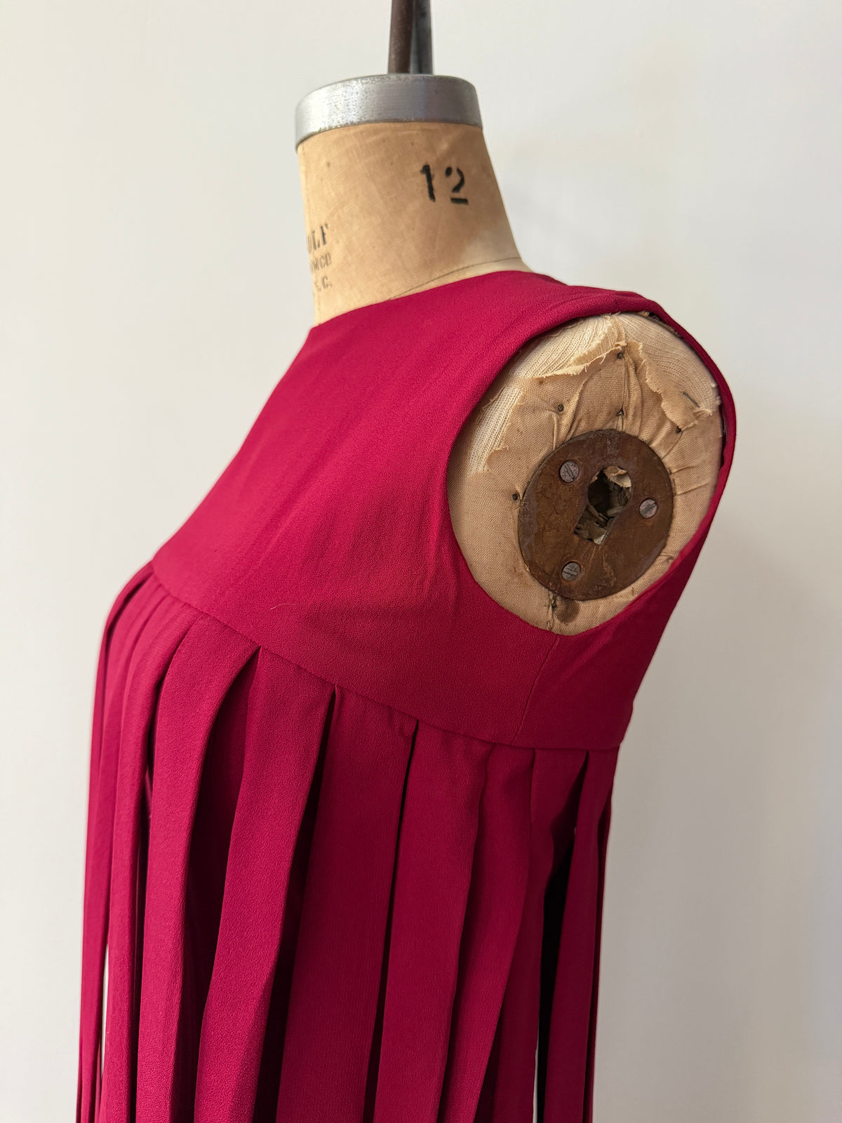 1960s Vintage Handmade Epic Car Wash Dress Recreation of 60s Pierre Cardin Dance Dress
